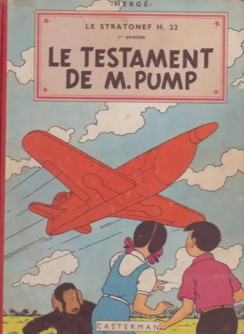 Couverture de l'album Les Aventures de Jo, Zette et Jocko Tome 1 le testament de M.Pump