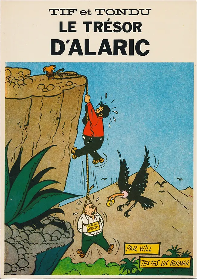 Couverture de l'album Tif et Tondu Tome 1 Le trésor d'Alaric