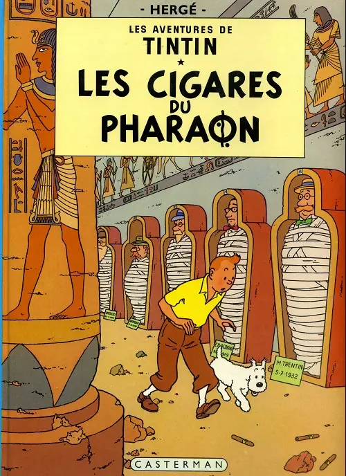 Couverture de l'album Tintin Tome 4 Les cigares du pharaon