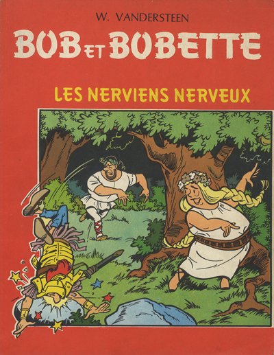 Couverture de l'album Bob et Bobette Tome 42 Les Nerviens nerveux