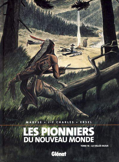 Couverture de l'album Les Pionniers du Nouveau Monde Tome 16 La vallée Bleue