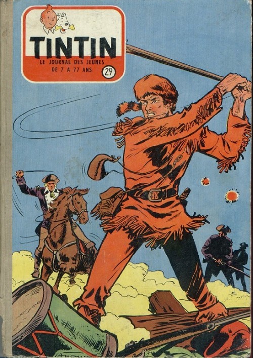 Couverture de l'album Tintin Tome 29 Tintin album du journal (n° 409 à 421)