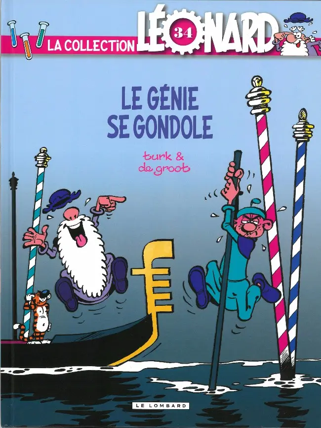 Couverture de l'album La Collection Léonard Tome 34 Le génie se gondole