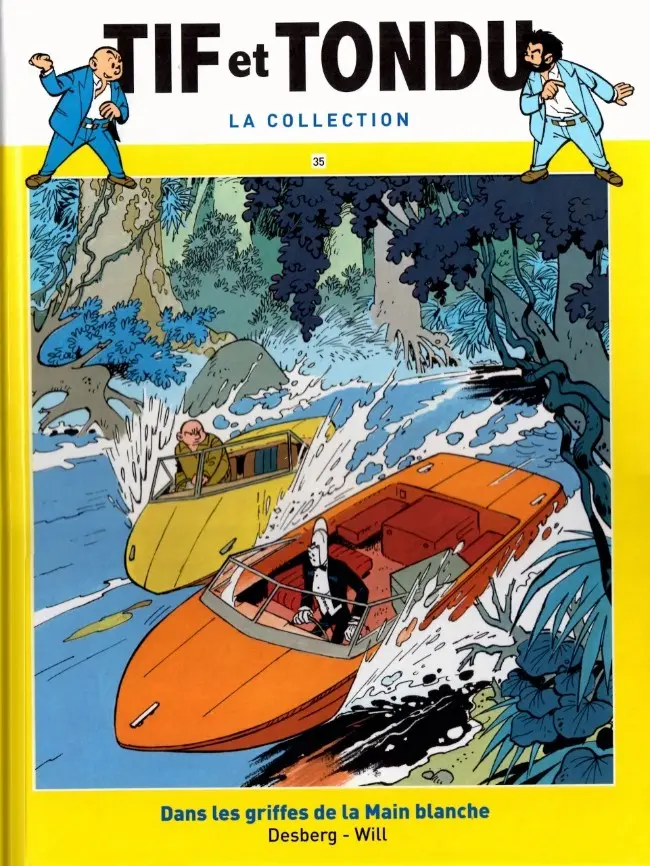 Couverture de l'album Tif et Tondu La collection Tome 35 Dans les griffes de la Main blanche