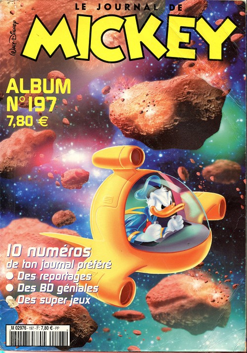 Couverture de l'album Le Journal de Mickey Album N° 197