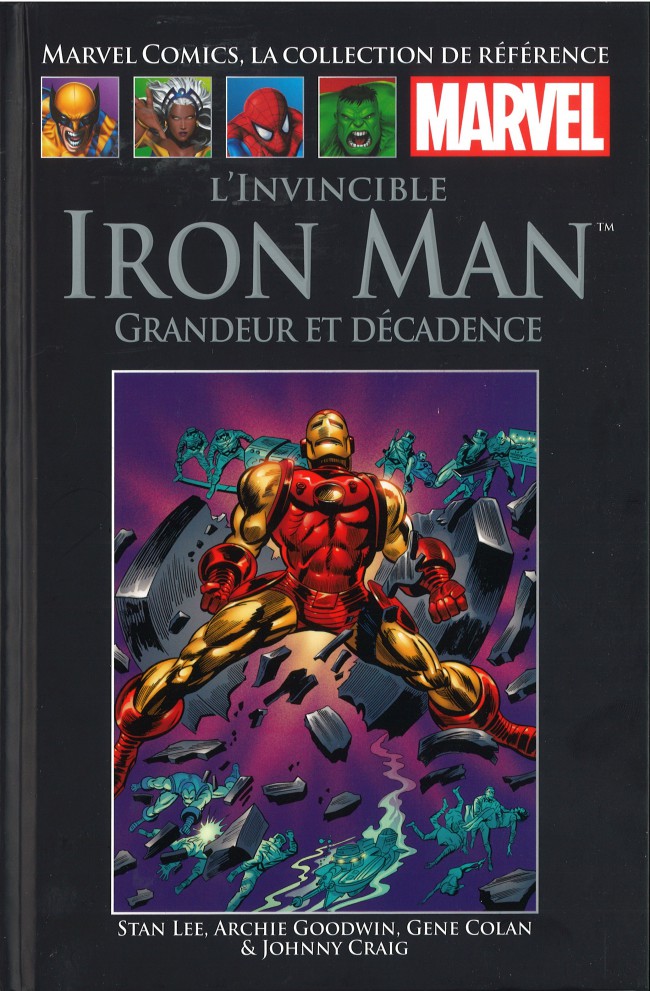 Couverture de l'album Marvel Comics - La collection de référence Tome 71 L'Invincible Iron Man - Grandeur et Décadences
