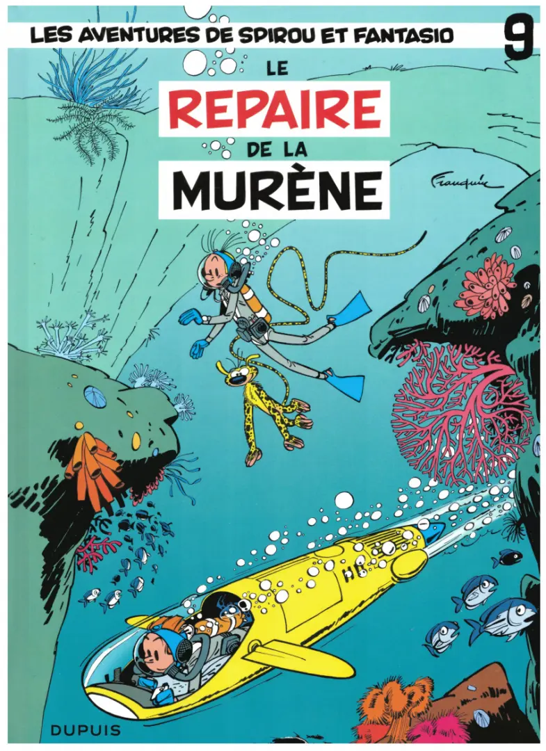 Couverture de l'album Spirou et Fantasio Tome 9 Le repaire de la murène