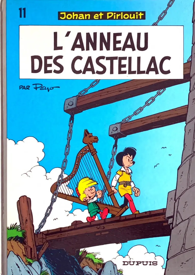 Couverture de l'album Johan et Pirlouit Tome 11 L'anneau des Castellac