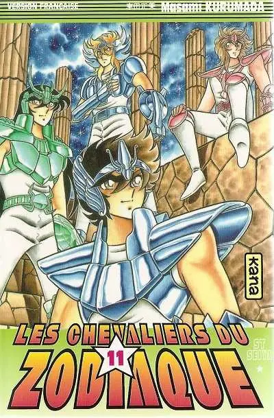 Couverture de l'album Saint Seiya - Les Chevaliers du Zodiaque 11 Chevaliers, nous vous confions Athéna