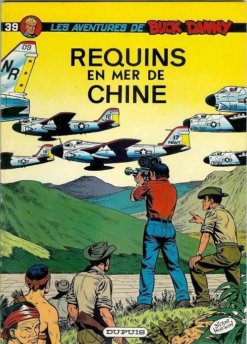 Couverture de l'album Buck Danny Tome 39 Requins en mer de Chine