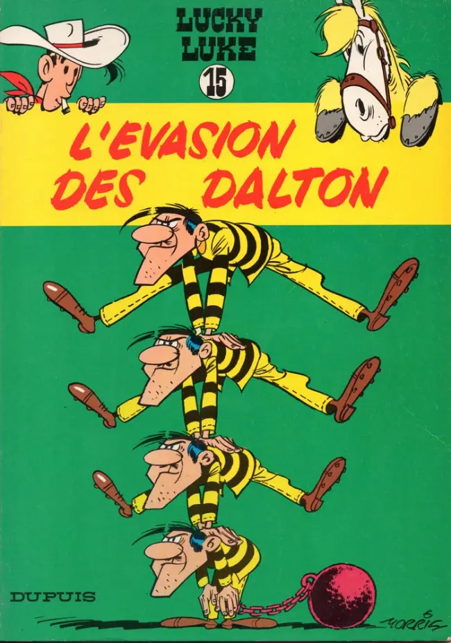 Couverture de l'album Lucky Luke Tome 15 L'évasion des Dalton