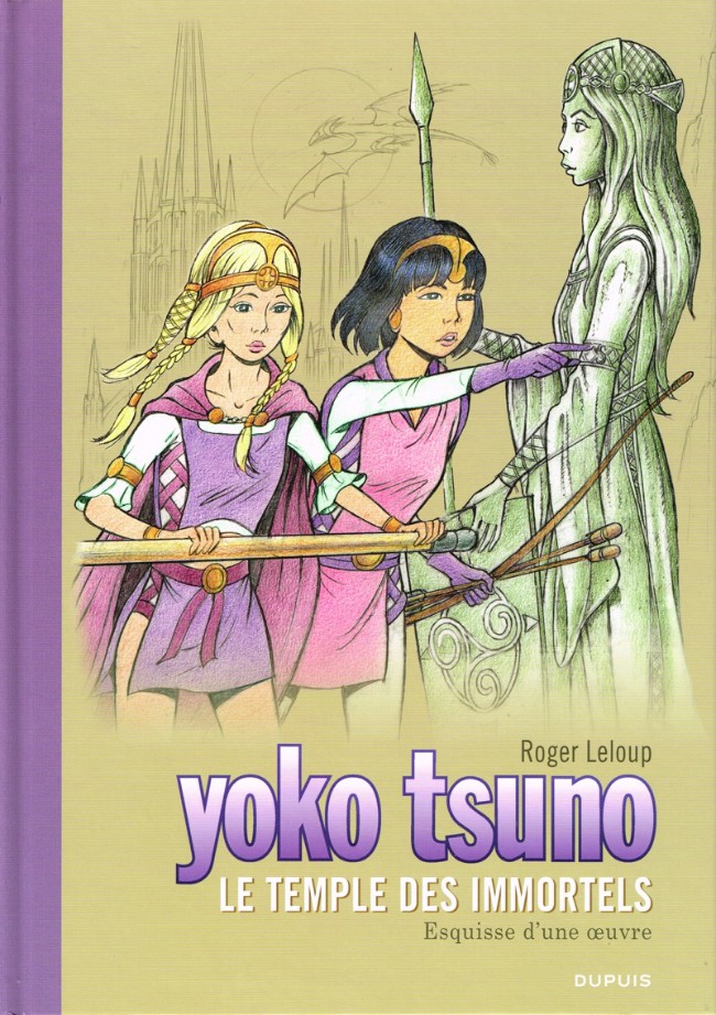 Couverture de l'album Yoko Tsuno Tome 28 Le temple des immortels - Esquisse d'une œuvre