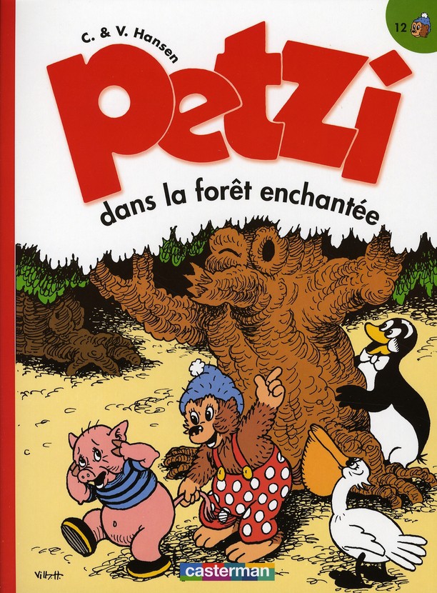 Couverture de l'album Petzi Tome 12 Petzi dans la forêt enchantée