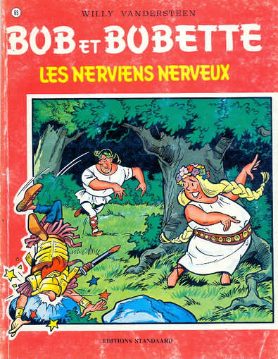 Couverture de l'album Bob et Bobette Tome 69 Les Nerviens nerveux
