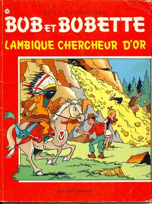 Couverture de l'album Bob et Bobette Tome 138 Lambique chercheur d'or