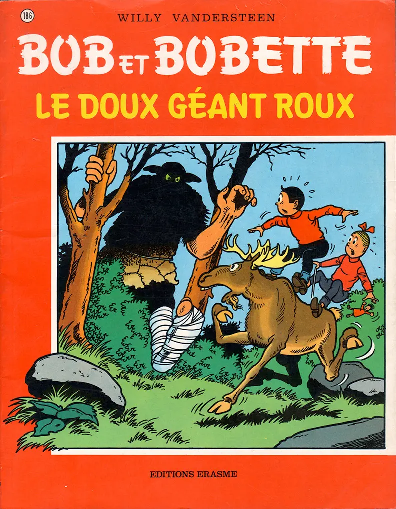 Couverture de l'album Bob et Bobette Tome 186 Le doux géant roux