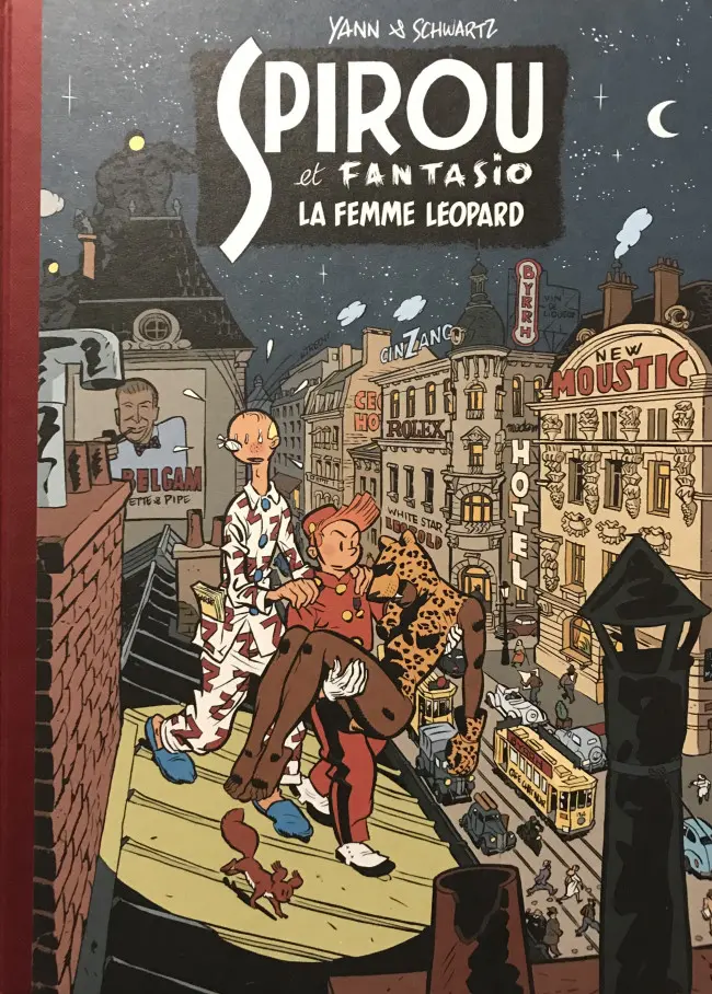 Couverture de l'album Spirou et Fantasio - Une aventure de... / Le Spirou de... Tome 7 La femme léopard