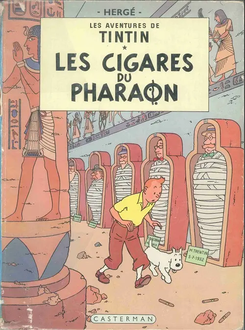 Couverture de l'album Tintin Tome 4 Les cigares du pharaon