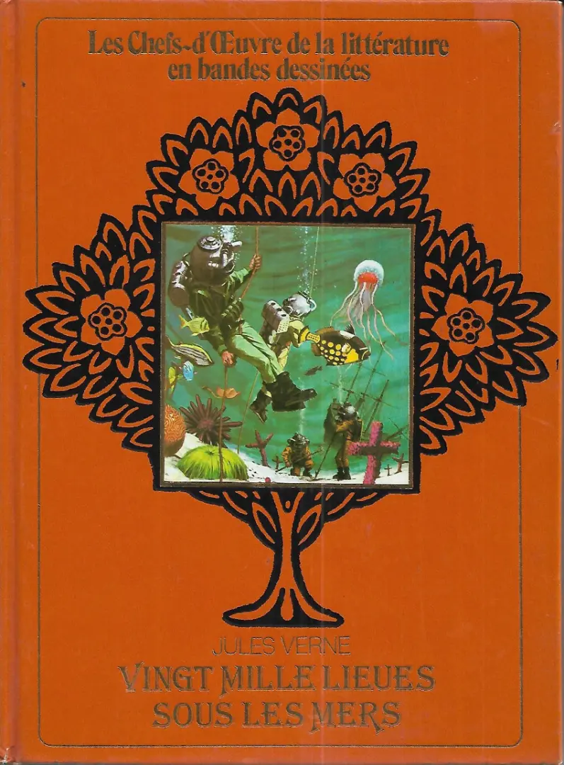 Couverture de l'album Les chefs-d'Œuvre de la littérature en bandes dessinées Tome 3 Vingt mille lieues sous les mers