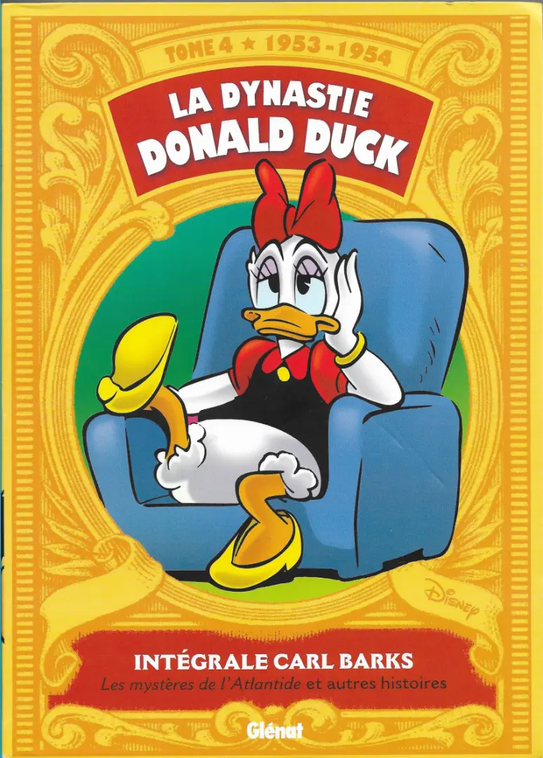 Couverture de l'album La Dynastie Donald Duck Tome 4 Les mystères de l'Atlantide et autres histoires (1953 - 1954)