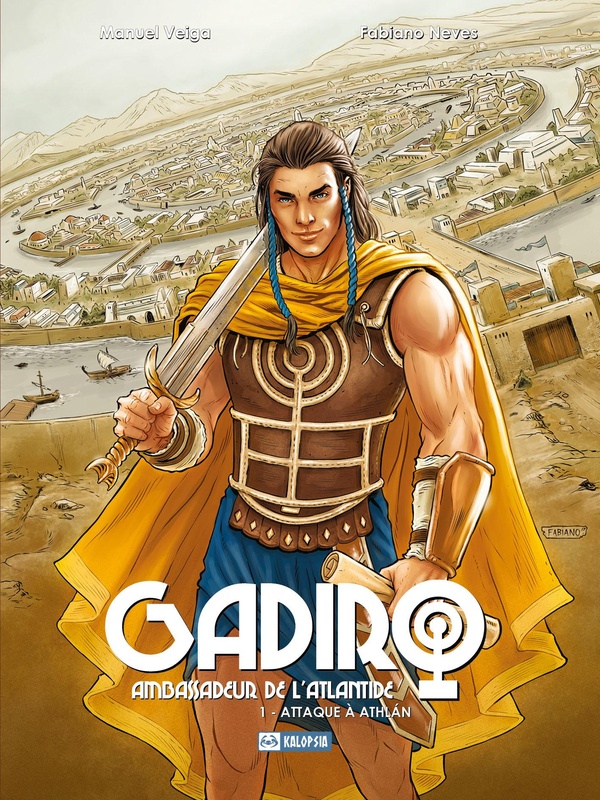 Couverture de l'album Gadiro, Ambassadeur de l'Atlantide Volume 1 Attaque à Athlán