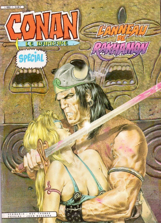 Couverture de l'album Conan le barbare Tome 1 L'anneau de Rakhamon