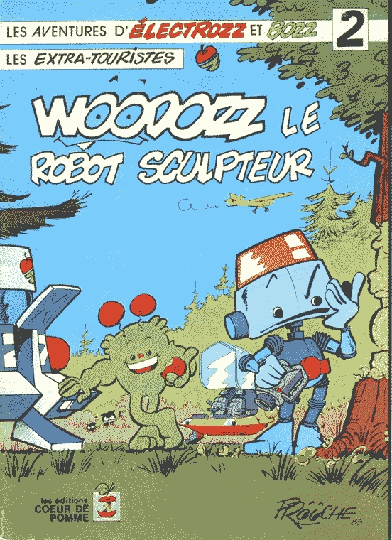 Couverture de l'album Electrozz et Bozz Tome 2 Woodozz le robot sculpteur