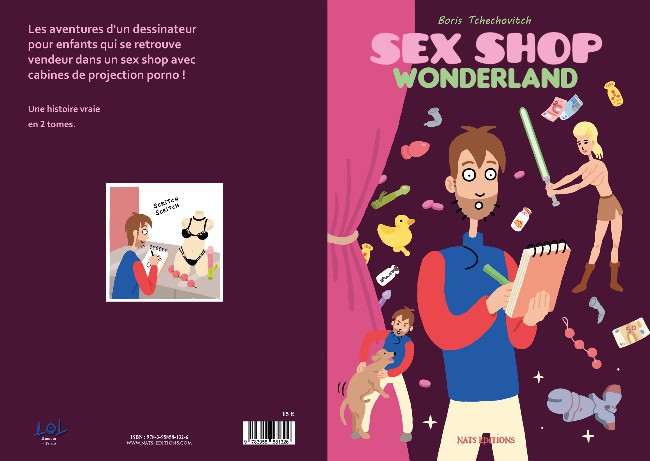 Verso de l'album Sex Shop Wonderland Tome 1