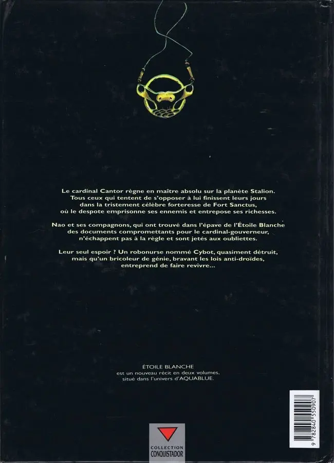 Verso de l'album Aquablue Tome 7 Étoile blanche - Seconde partie