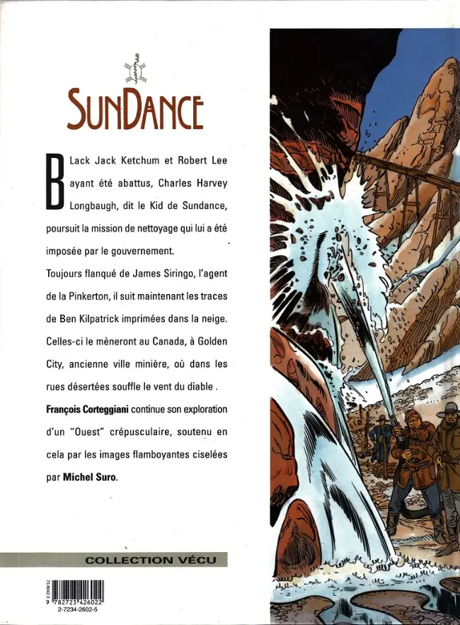 Verso de l'album Sundance Tome 4 Là où souffle le vent du diable