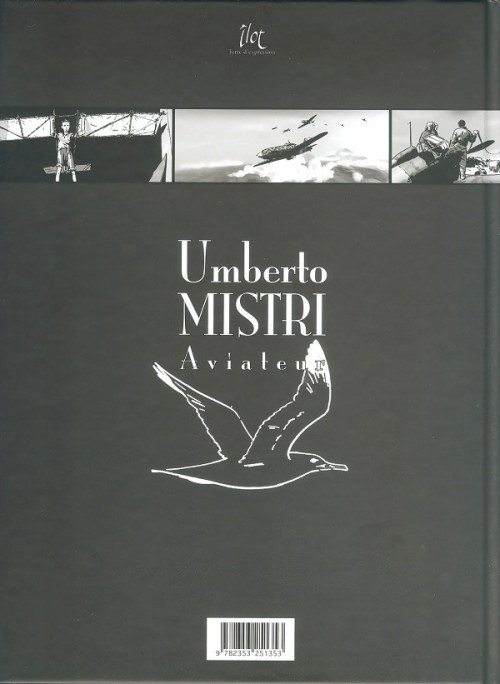 Verso de l'album Umberto Mistri Aviateur