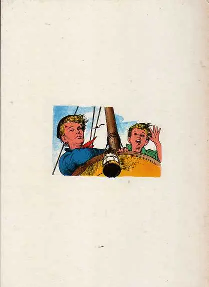 Verso de l'album Un capitaine de 15 ans