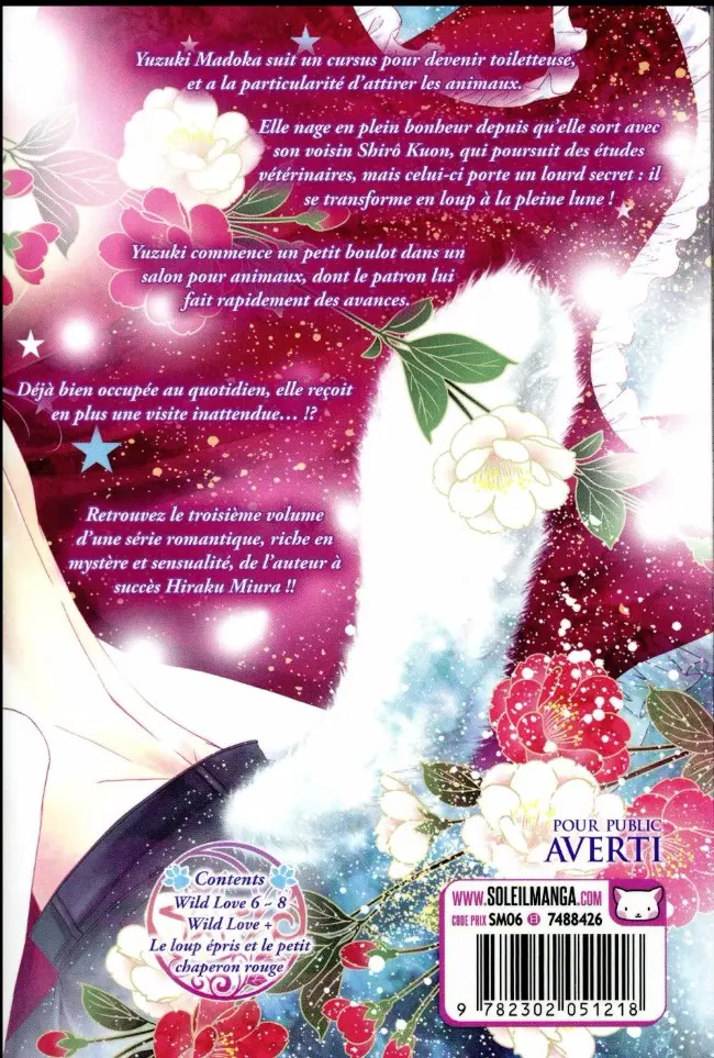 Verso de l'album Wild Love 3