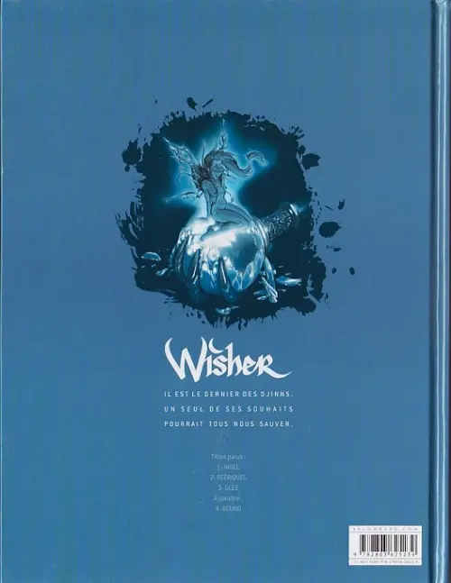 Verso de l'album Wisher Tome 3 Glee