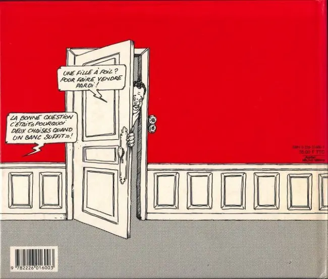 Verso de l'album Bernard Lermite Un nègre blanc le cul entre deux chaises