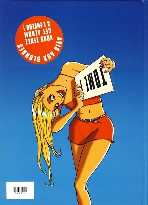 Verso de l'album Les Blondes Tome 1
