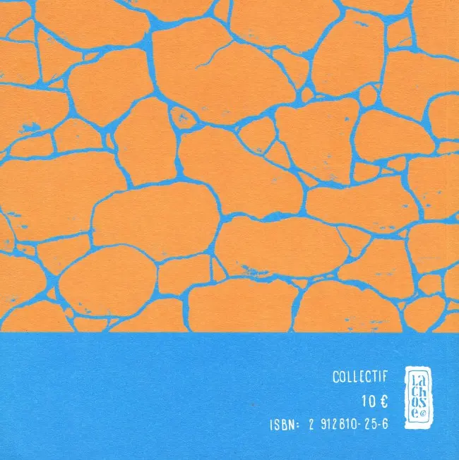 Verso de l'album Autour de la chose