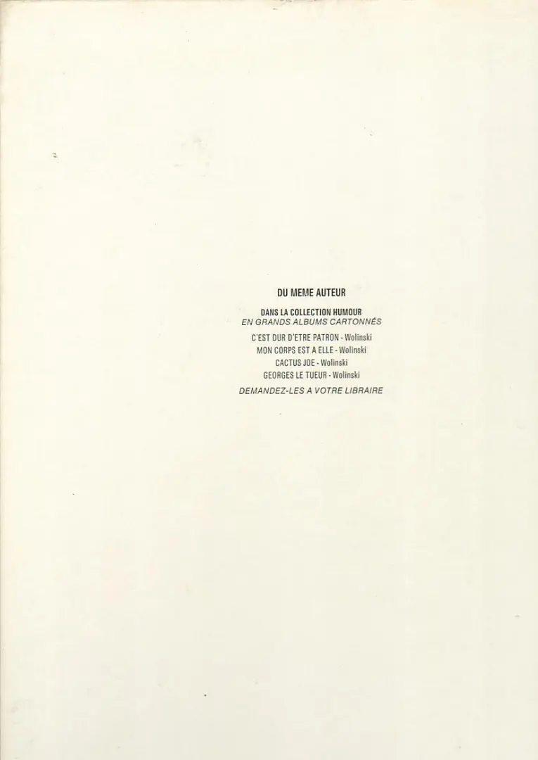 Verso de l'album C'est pas normal
