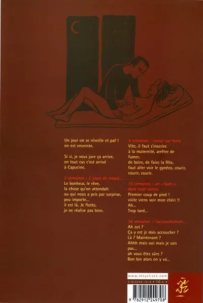 Verso de l'album Corps de rêves