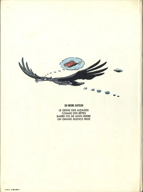 Verso de l'album Le Génie des Alpages Tome 1