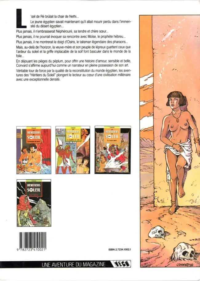 Verso de l'album Les Héritiers du soleil Tome 3 La veuve-mère