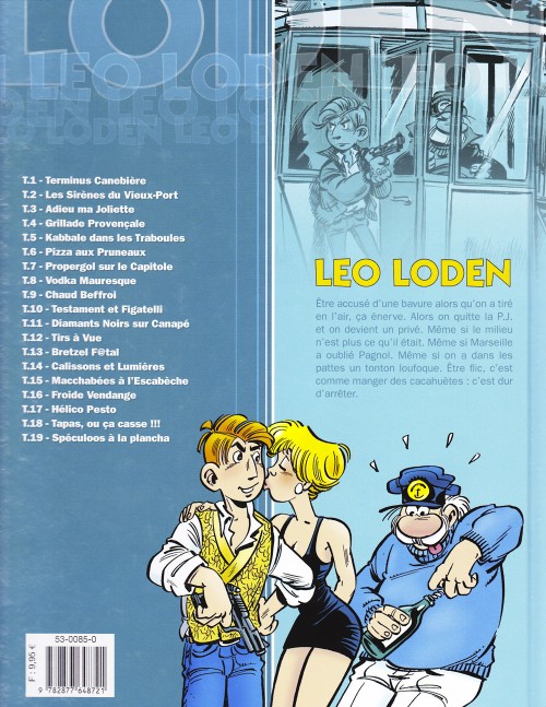 Verso de l'album Léo Loden Tome 4 Grillade provençale