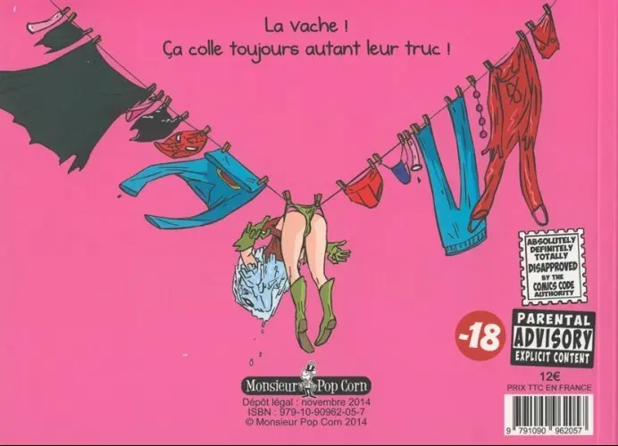 Verso de l'album Sticky Pants Tome 2 Sticky pants goes on