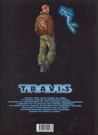 Verso de l'album Travis Tome 4 Protocole Oslo
