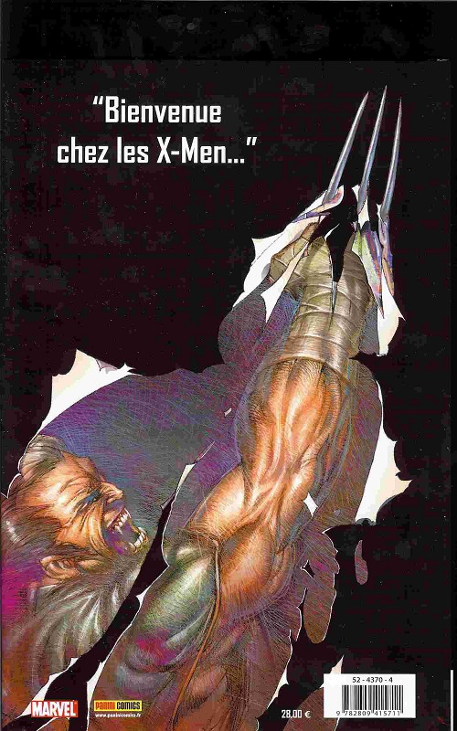 Verso de l'album Ultimate X-Men Tome 1 L'Homme de demain