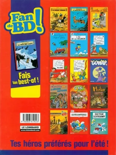 Verso de l'album Yakari Tome 8 Au pays des loups