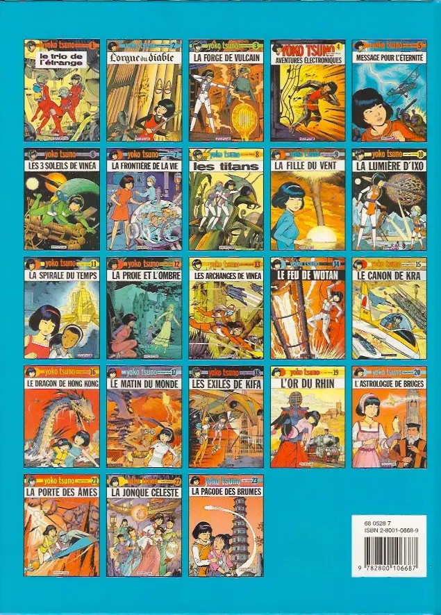 Verso de l'album Yoko Tsuno Tome 3 La forge de Vulcain