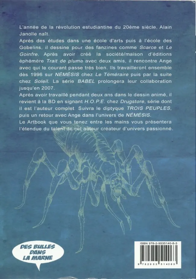 Verso de l'album Artbook Artbook by Janolle