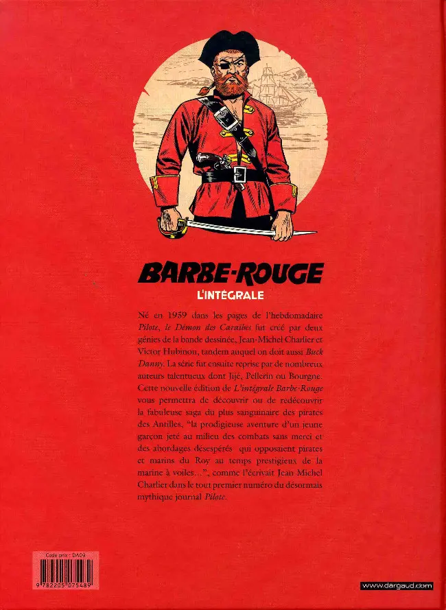 Verso de l'album Barbe-Rouge L'intégrale (Nouvelle édition) Tome 7 Échec aux Négriers