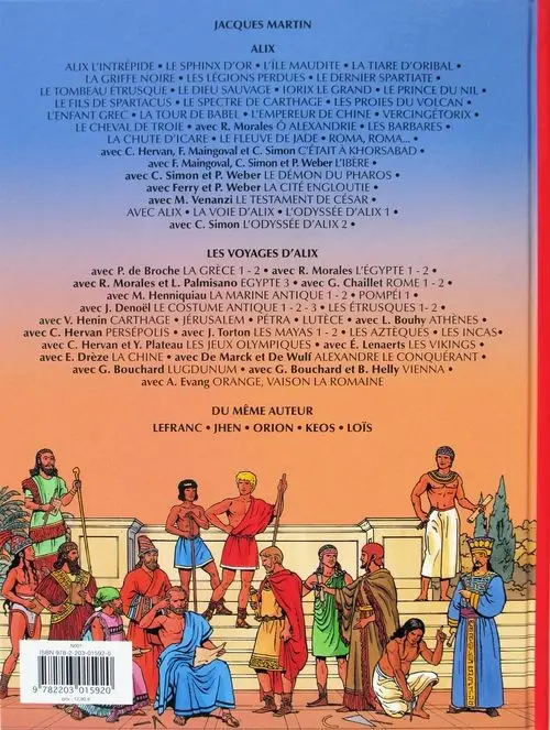 Verso de l'album Les Voyages d'Alix Tome 32 Vienna